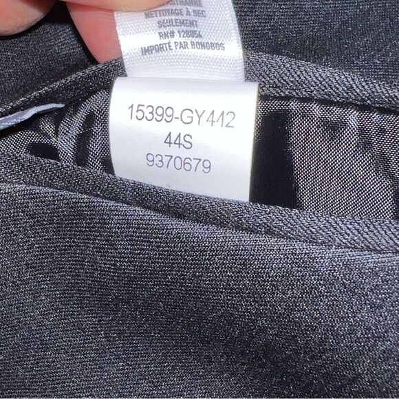 $400 NWOT Bonobos 44S Standard Fit Charcoal gray Jetsetter wool suit blazer - Picture 8 of 16